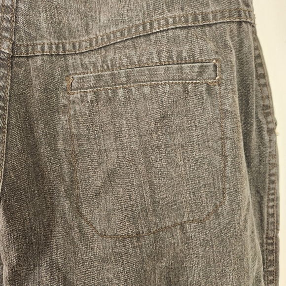 sundance wide leg bootcut vintage sundance grey womens jean sz 12 boho hippy 80s - Picture 5 of 7